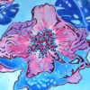 Tableau fleur de pivoine bleu et rose - collection flânerie au jardin