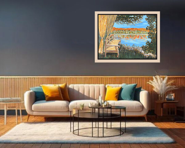 Reflets d'automne -In situ Reflets d'automne