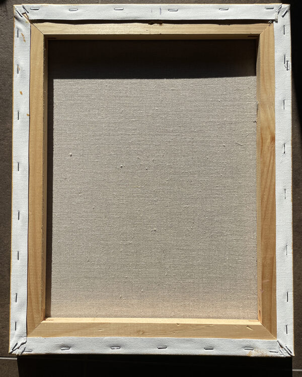 Dos de la toile Allée de platanes, en Provence, par Meryl