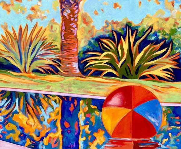 Eden méditerranéen - Détail Détail Flânerie au jardin, Eden méditerranéen, gros plan piscine au jardin